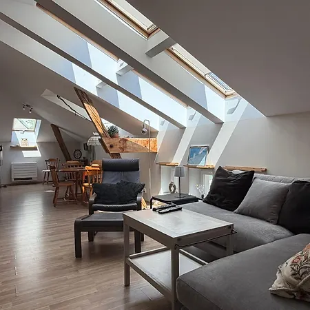 Lägenhet Home3city Sloneczne Poddasze *